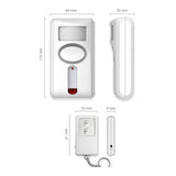 GE Motion Sensor Alarm with Keychain Remote