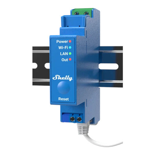 Shelly Pro 1 Wi-Fi, LAN, Bluetooth DIN Rail Smart Relay