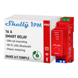 Shelly Pro 1PM Wi-Fi, LAN, Bluetooth DIN Rail Smart Relay with Power Metering