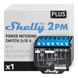 Shelly Plus 2PM Wi-Fi Smart Relay with Power Metering