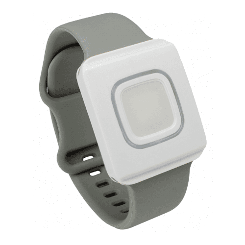 Alula Qolsys and GE Interlogix Compatible Panic Pendant with Wristband